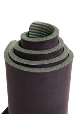 CloudCushion Vegan Suede Yoga Mat - Black 0.5” Thick -Popflex Store 04