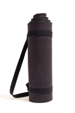 CloudCushion Vegan Suede Yoga Mat - Black 0.5” Thick -Popflex Store 07