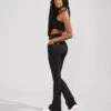 Supersculpt™ Flared Leggings With Pockets - Black