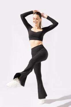 Supersculpt™ Bell Bottom With Pockets - Black -Popflex Store 31 OPF0019