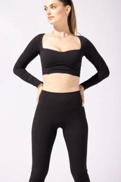 Supersculpt™ Bell Bottom With Pockets - Black -Popflex Store 36 OPF0043