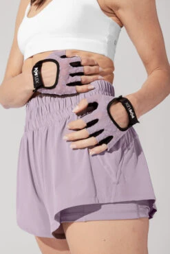 Luxe Mesh Training Gloves - Dusty Mauve Florals -Popflex Store 4.14.PopflexPhotoshoot0172 Edit