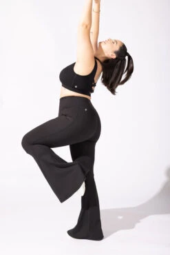Supersculpt™ Bell Bottom With Pockets - Black -Popflex Store 6 OPF9170 Edit