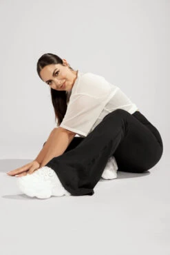 Supersculpt™ Flared Leggings With Pockets - Black 6 Supersculpt™ Flared Leggings With Pockets - Black -Popflex Store 992 OPF8600 Edit