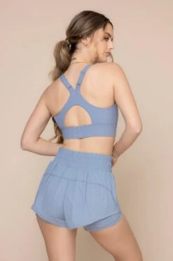 Ambition Bra - Blue Storm -Popflex Store AmbitionBra A1009 Supershort BlueStorm 4012 Socks L1014 02201