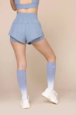 High Waisted Supershort - Blue Storm -Popflex Store AmbitionBra A1009 Supershort BlueStorm 4012 Socks L1014 02244