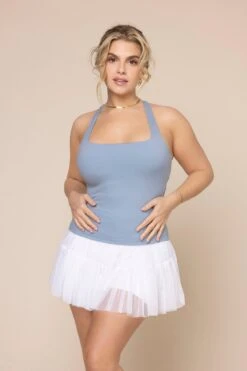 Audrey Tank - Blue Storm -Popflex Store AudreyTank Blue Storm B1028 03665