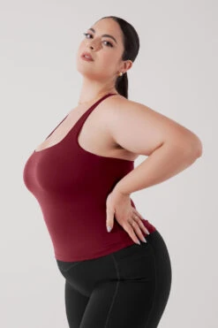 Audrey Tank - Crimson 2 Audrey Tank - Crimson -Popflex Store AudreyTank Crimson B1028 0838 Edit b1decd08 54d4 422d a93a 37d1aee84b4a