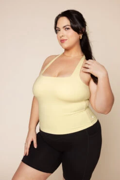 Audrey Tank - Buttercream -Popflex Store AudreyTank FrenchButtercream B1028 02138 Edit