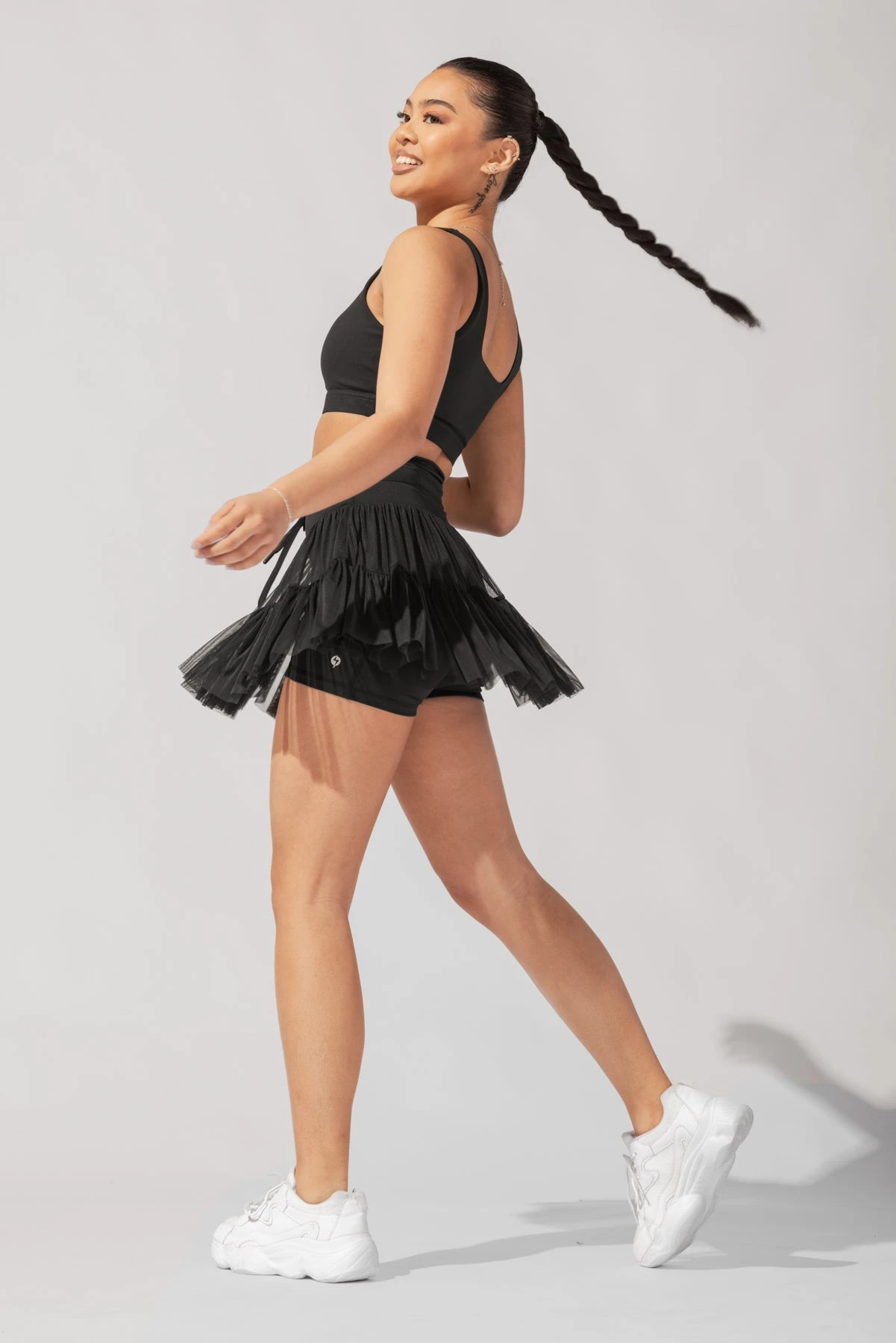 Pirouette Tiered Skort - Black Pirouette Tiered Skort - Black -Popflex Store AysiaOutfit4 37567 Edit