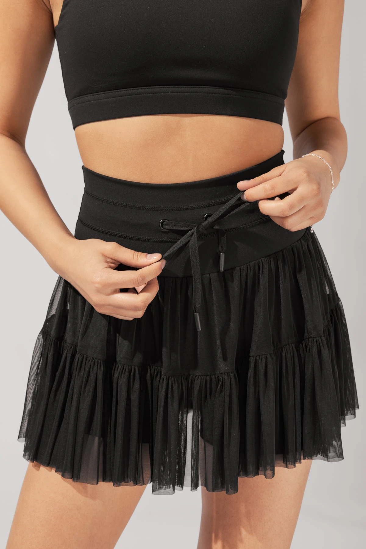 Pirouette Tiered Skort - Black Pirouette Tiered Skort - Black -Popflex Store AysiaOutfit4 37633 Edit