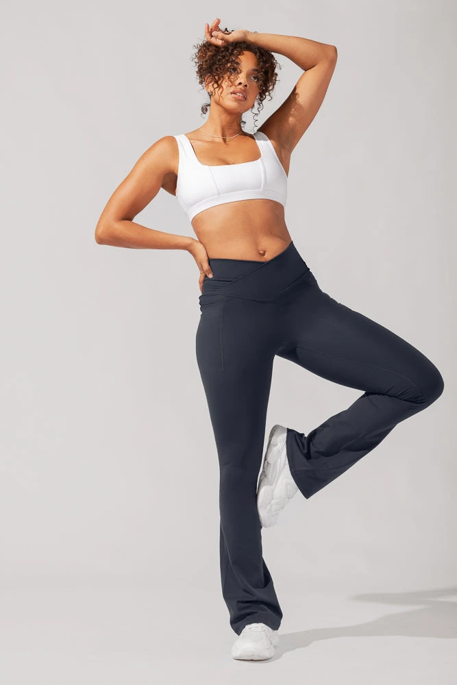 Crisscross Hourglass® Flared Leggings with Pockets - Smoky Navy Crisscross Hourglass® Flared Leggings With Pockets - Smoky Navy -Popflex Store AysiaOutfit6 38129 Edit