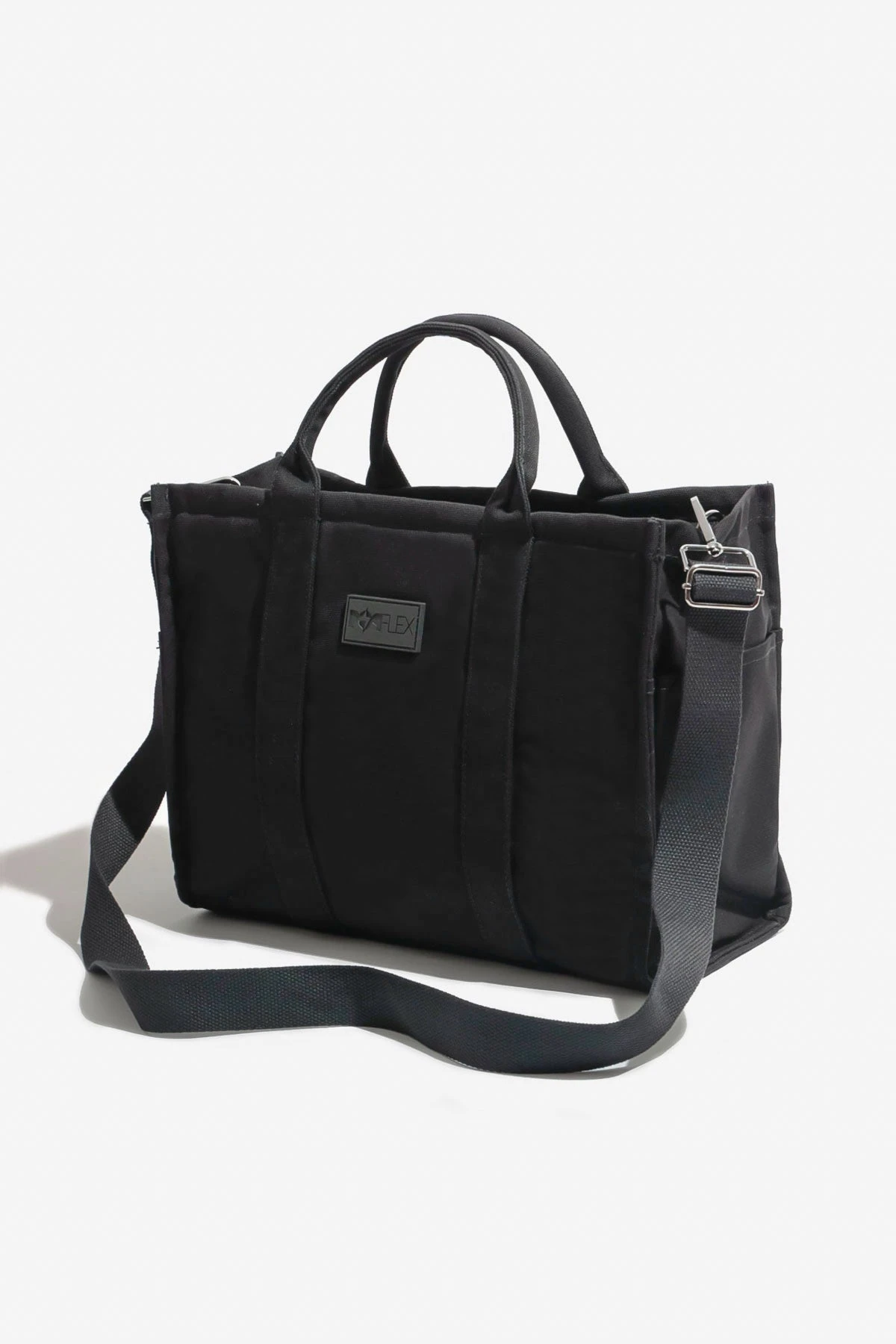 Sloane Tote - Black Sloane Tote - Black -Popflex Store BF PF Black ToteBag Large FrontAngle 77ffc280 d088 4b4d 9a43 59a564de2364