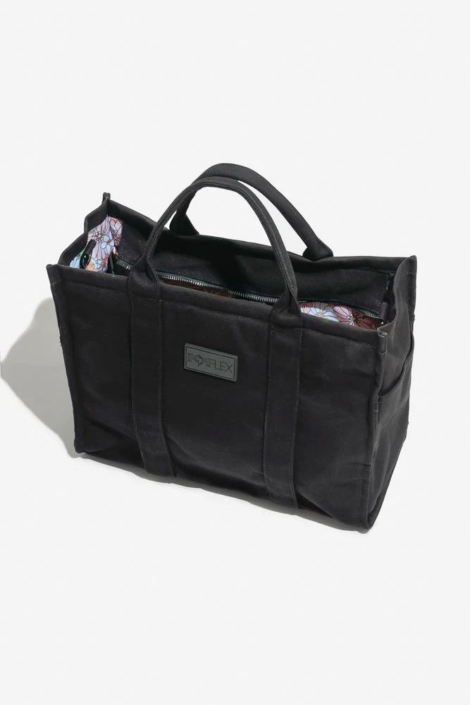Sloane Tote - Black Sloane Tote - Black -Popflex Store BF PF Black ToteBag Open StrapUp 4e4cf031 5ce3 4cd5 b706 0409b7112bbc