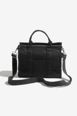 Small Sloane Tote - Black -Popflex Store BF PF Black ToteBag Small Back