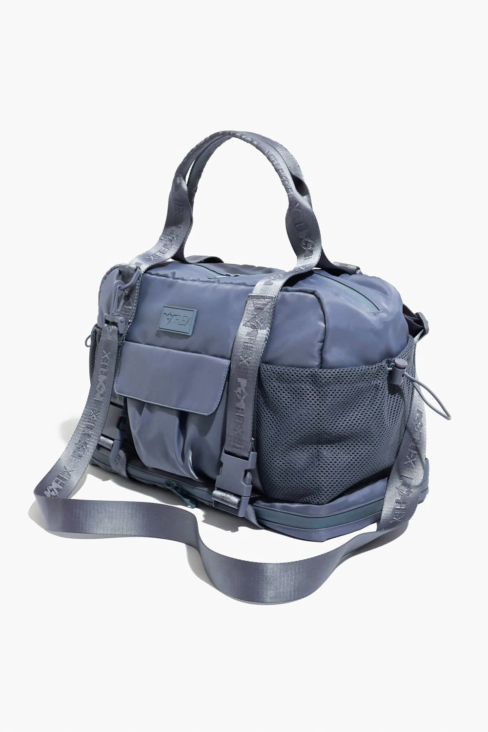 Delilah Duffle - Blue Mist Delilah Duffle - Blue Mist -Popflex Store BF PF BlueMist Duffle Bag Front Angled