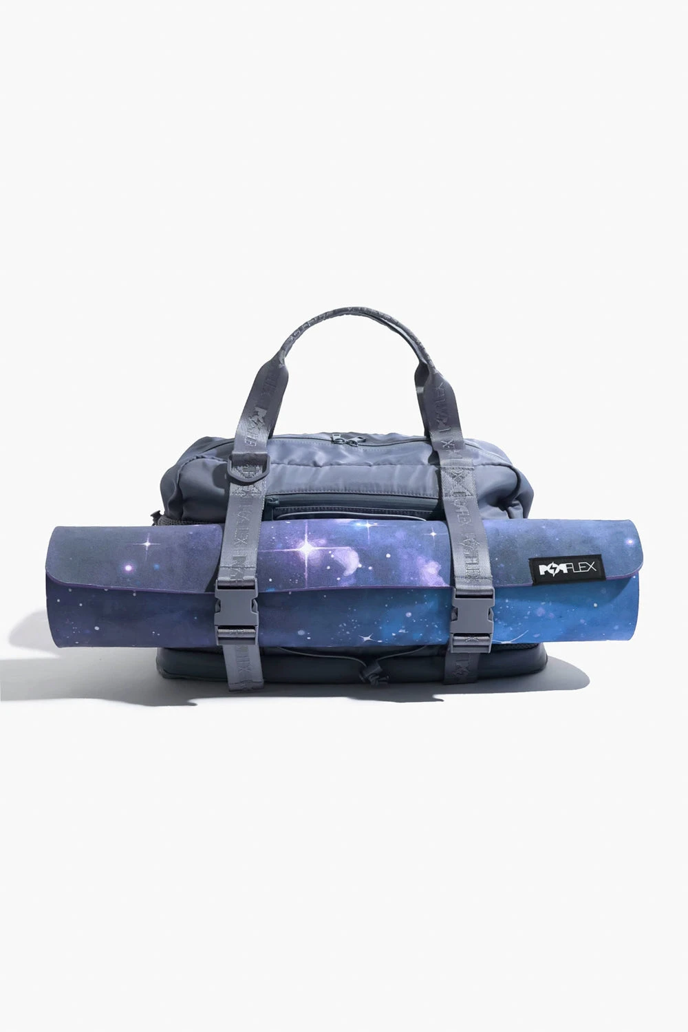 Delilah Duffle - Blue Mist Delilah Duffle - Blue Mist -Popflex Store BF PF BlueMist Duffle Bag YogaMat Back