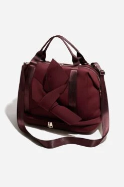 Belladonna Duffle - Plumberry -Popflex Store BF PF Eggplant Dufflebag Side Reshoot 1