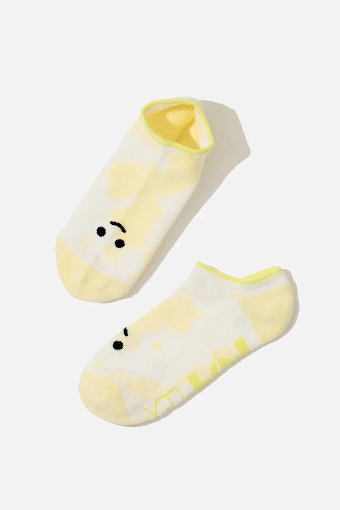 Happy Face Low Rise Socks - Yellow Tie Dye Happy Face Low Rise Socks - Yellow Tie Dye -Popflex Store BF PF Emo Ankle Socks Yellow 7273704e 6f07 4531 a3ec 3e89fd75896d