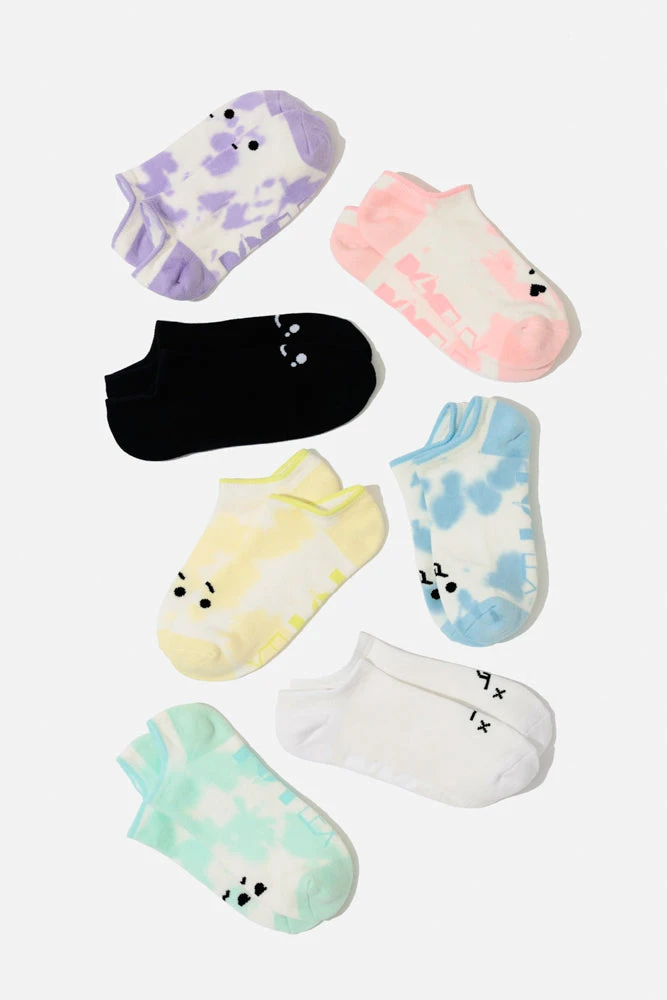 Dead Face Low Rise Socks - White Dead Face Low Rise Socks - White -Popflex Store BF PF Emo LowRise Socks Group02 Edit