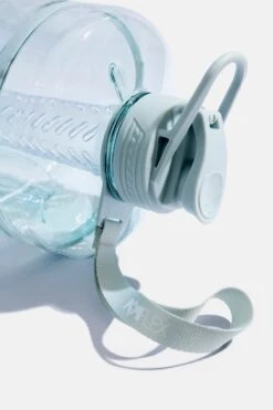 Ready Set Glow Gallon Timer Bottle With Fruit Infuser - Blue Terrazzo -Popflex Store BF PF Gallon WaterBottle Blue Ribbon Detail fcf031f6 51bf 4cb3 818d d5765b860047