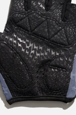 Luxe Mesh Training Gloves - Navy Stars -Popflex Store BF PF Gray Star Mesh Gloves Grip Detail Edit