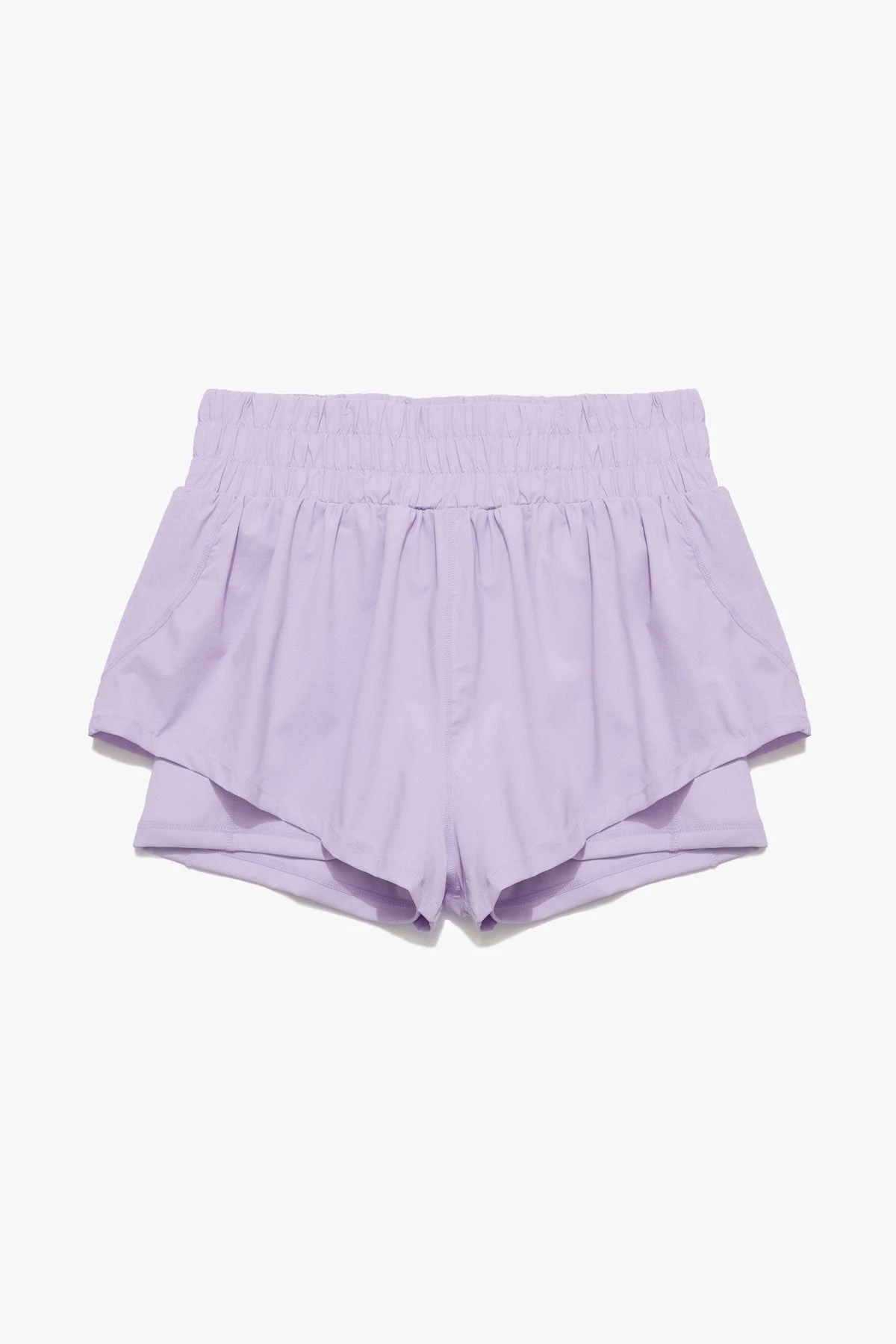 High Waisted Supershort™ - Digital Lavender High Waisted Supershort™ - Digital Lavender -Popflex Store BF PF HighWaisted Supershort PastelLilac Edit