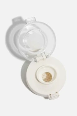 Iridescent Shaker Bottle - Cream -Popflex Store BF PF Iridescent White Lid Open Top