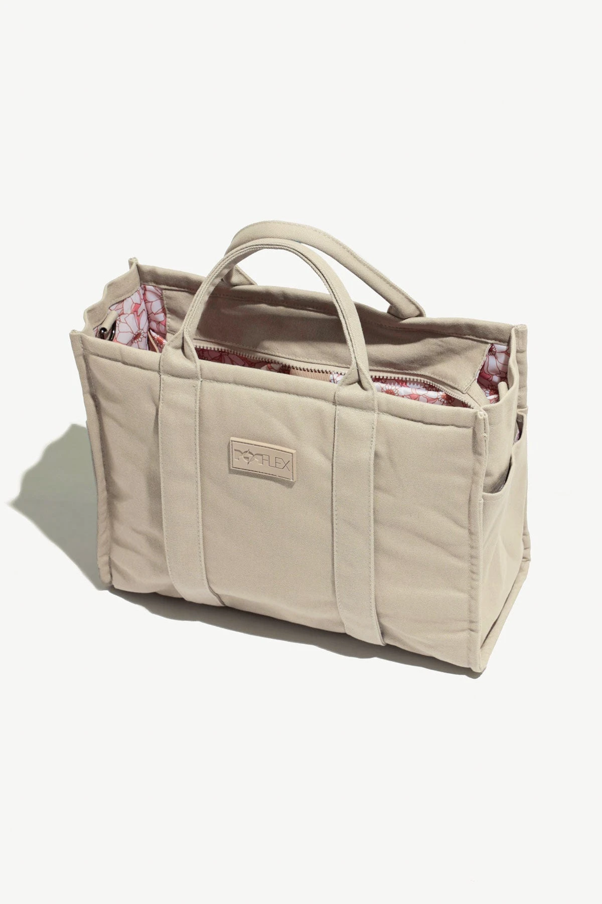 Sloane Tote - Taupe Sloane Tote - Taupe -Popflex Store BF PF Khaki ToteBag Large Open StrapUp