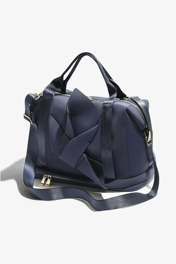 Belladonna Duffle - Navy Belladonna Duffle - Navy -Popflex Store BF PF Navy DuffleBag Side Angle Edit