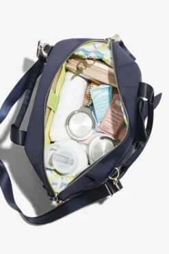 Belladonna Duffle - Navy 7 Belladonna Duffle - Navy -Popflex Store BF PF Navy Dufflebag Open Edit