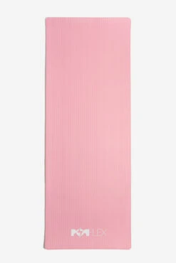 CloudCushion Vegan Suede Yoga Mat - Prismatic 0.5” Thick 4 CloudCushion Vegan Suede Yoga Mat - Prismatic 0.5” Thick -Popflex Store BF PF Pink Prisma Thick YogaMat Flat BackView
