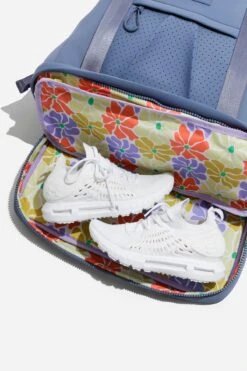 Ella Duffle - Blue Steel -Popflex Store BF PF Slate DuffleBag Bottom Reshoot