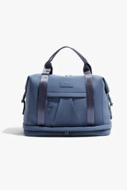 Ella Duffle - Blue Steel -Popflex Store BF PF Slate DuffleBag Front Edit
