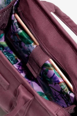 Small Sloane Tote - Huckleberry -Popflex Store BF PF Sloane Tote Bag Small Huckleberry Device Pocket 1