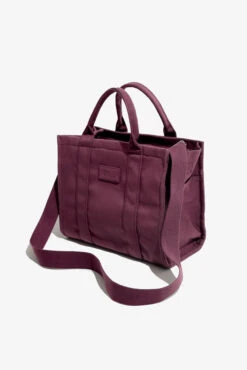Small Sloane Tote - Huckleberry -Popflex Store BF PF Sloane Tote Bag Small Huckleberry Front Angle 1