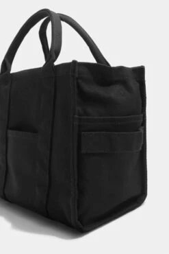 Small Sloane Tote - Black -Popflex Store BF PF Sloane Tote Other Pocket Detail Black