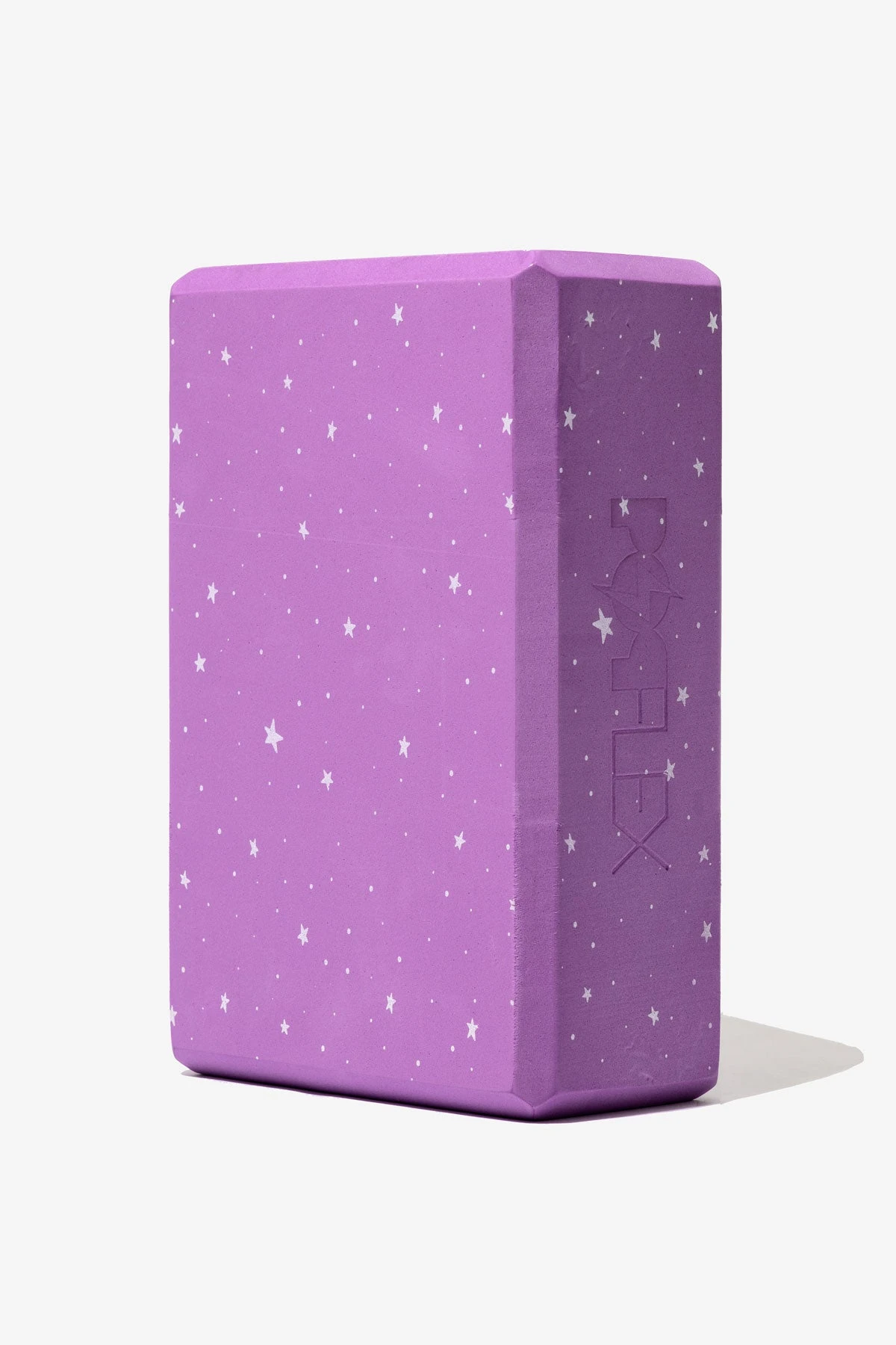 Purple Starry Yoga Block Purple Starry Yoga Block -Popflex Store BF Popflex Block StarryNight Angled
