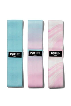 Cotton Candy Booty Band Set -Popflex Store BF Popflex CottonCandy PurpleMarble Bands Front Edit