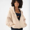 Zip Cloud Hoodie - Sand