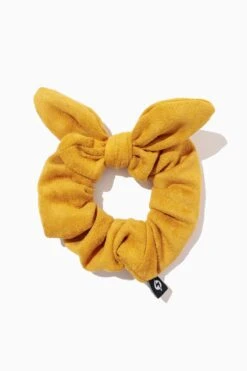 Secret Scrunchie With Bow -Popflex Store BeFulfilled Popflex Hair Scrunchies Mustard 1 3c40f3bd 74d3 4532 876a 670ae2b76706