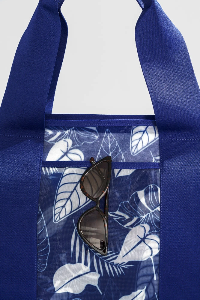 Big Beach Carryall Bag - Blue Palm Big Beach Carryall Bag - Blue Palm -Popflex Store BeachBags03510 Edit 1