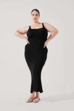 Hourglass Maxi Dress - Black 5 Hourglass Maxi Dress - Black -Popflex Store BeachClubMaxiDress Black F1015 3501 Edit