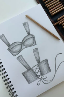 Boardwalk Bombshell Bikini Top - Black Rib 2 Boardwalk Bombshell Bikini Top - Black Rib -Popflex Store BoardwalkBombshellbikinitopsketchpopflex 1