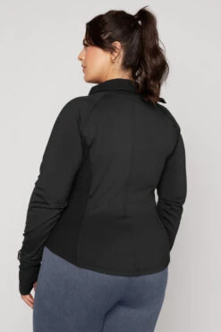 Chasing Pavements Mockneck Pullover - Black 7 Chasing Pavements Mockneck Pullover - Black -Popflex Store ChasingPavementsLongSleeveRunningTop Black B1003 03533 Edit