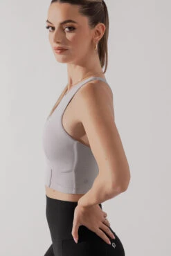 Cleo Corset Crop Bralette - Smoky Lilac -Popflex Store CleoCropBraSmokyLilac A1003 0753 Edit