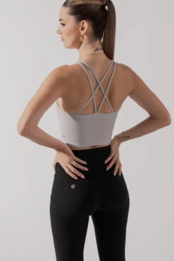 Cleo Corset Crop Bralette - Smoky Lilac -Popflex Store CleoCropBraSmokyLilac A1003 0758 Edit