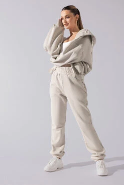 Cloud Rollover Sweatpant - Seashell 4 Cloud Rollover Sweatpant - Seashell -Popflex Store Cloud Sweatpants Seashell 3033 0007