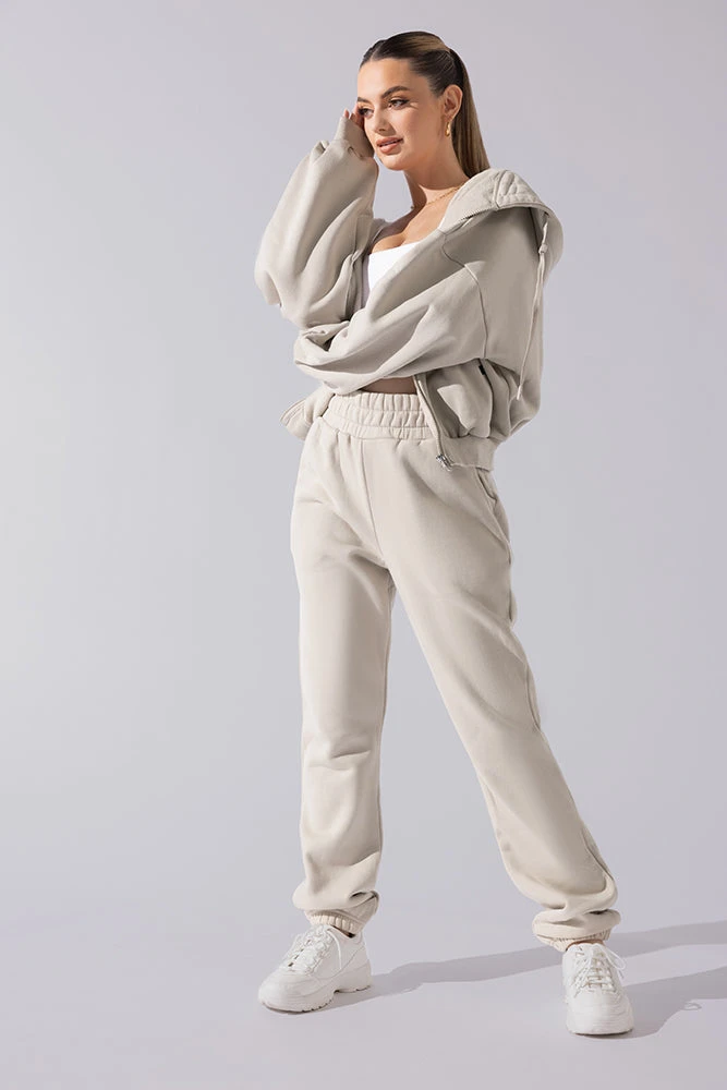 Cloud Rollover Sweatpant - Seashell Cloud Rollover Sweatpant - Seashell -Popflex Store Cloud Sweatpants Seashell 3033 0007