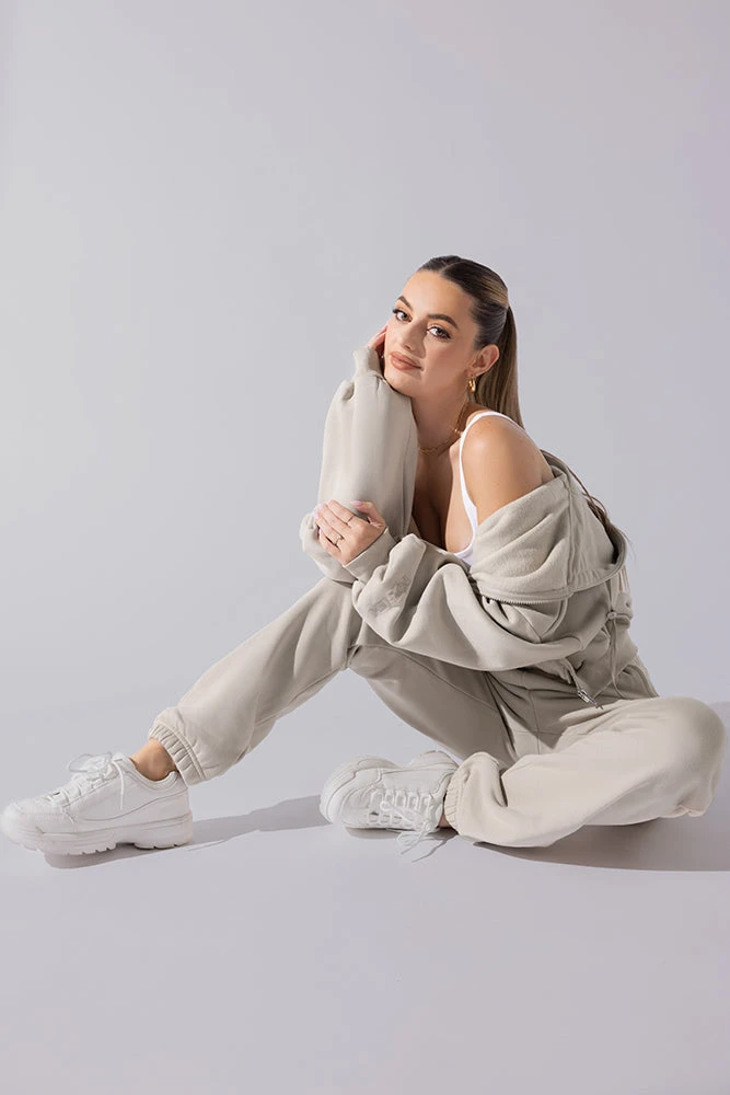 Cloud Rollover Sweatpant - Seashell Cloud Rollover Sweatpant - Seashell -Popflex Store Cloud Sweatpants Seashell 3033 0015